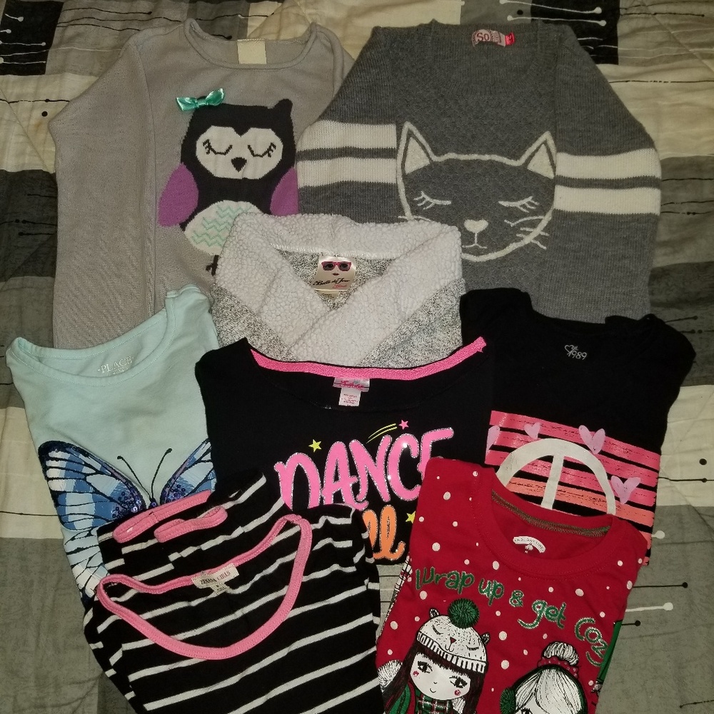 Long sleeve Fall/Winter Youth Girls lot, size 7/8